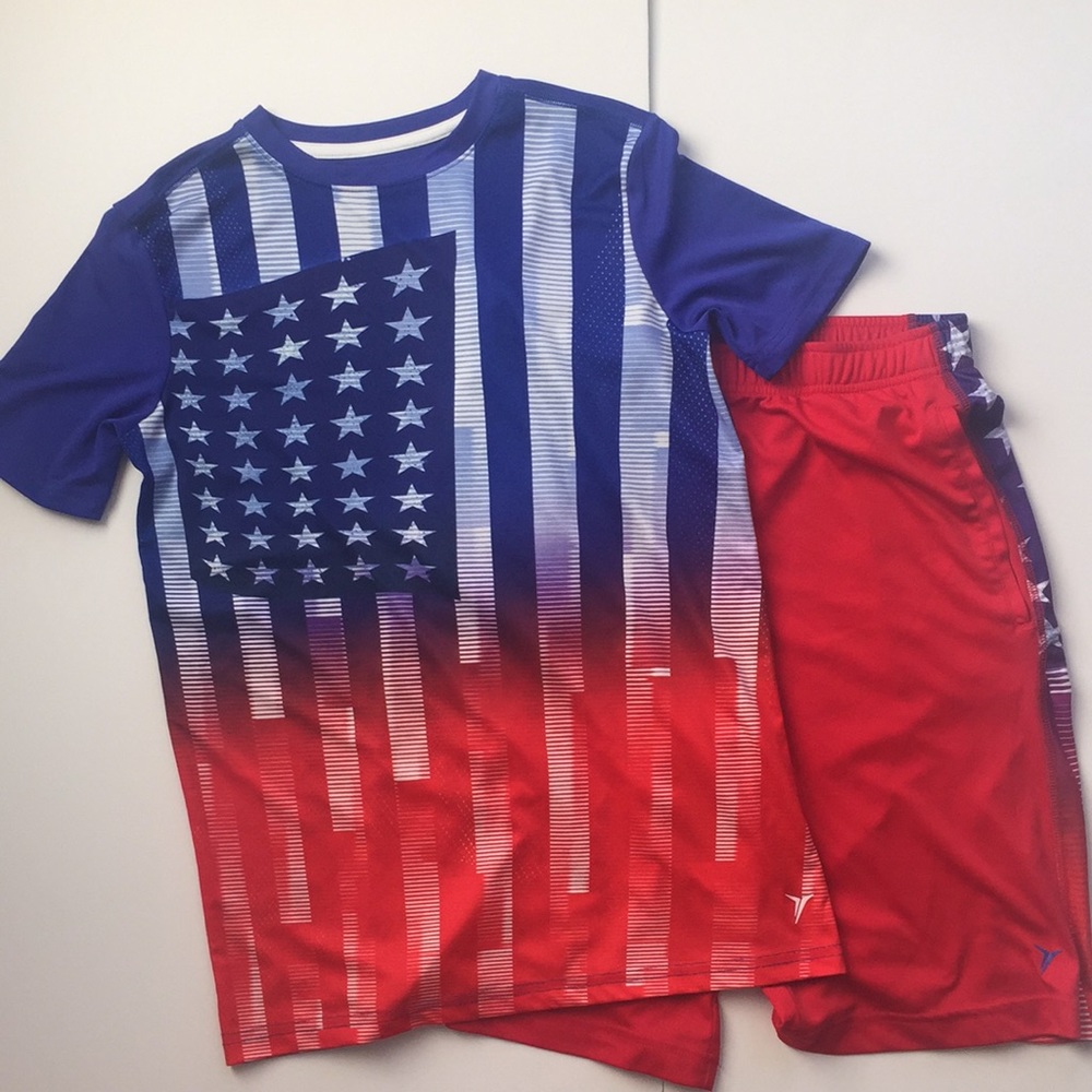 Boys American Flag set